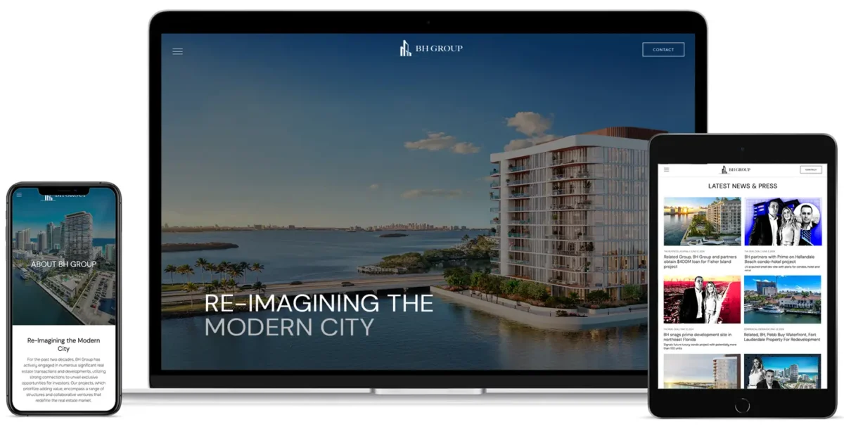Real Estate Development Website Design Miami